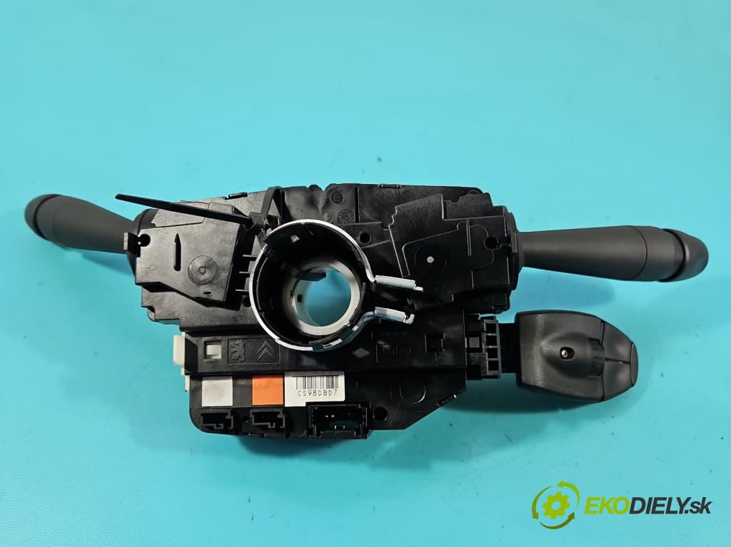 Peugeot 308 II 2013-2021 1.2 12V 110 HP manual 81 kW 1199 cm3 5- prepínač komplex: 98154514ZD (Prepínacie páčky pod volantom)