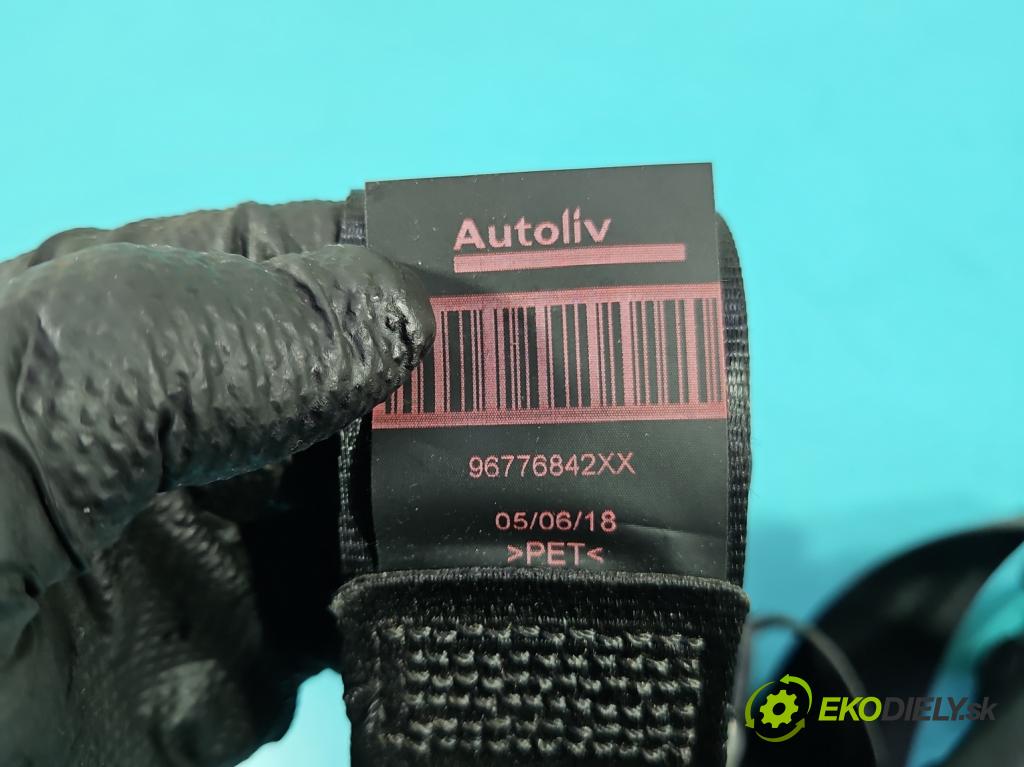 Peugeot 308 II 2013-2021 1.2 12V 110 HP manual 81 kW 1199 cm3 5- pas bezpečnosť: predné ľavý 96776842XX