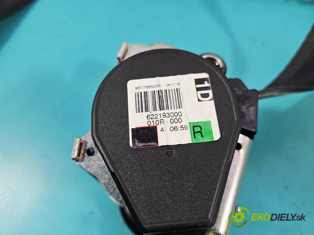 Peugeot 308 II 2013-2021 1.2 12V 110 HP manual 81 kW 1199 cm3 5- pas bezpečnosť: predné pravý 96776852XX