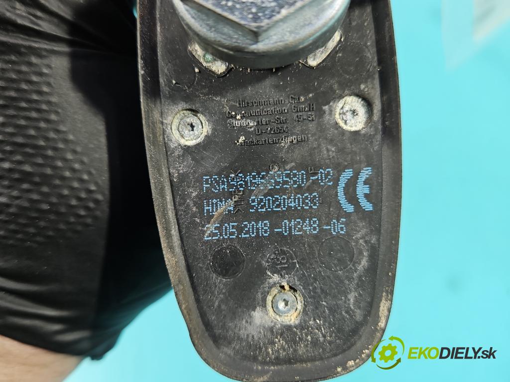 Peugeot 308 II 2013-2021 1.2 12V 110 HP manual 81 kW 1199 cm3 5- Antena 9819669580