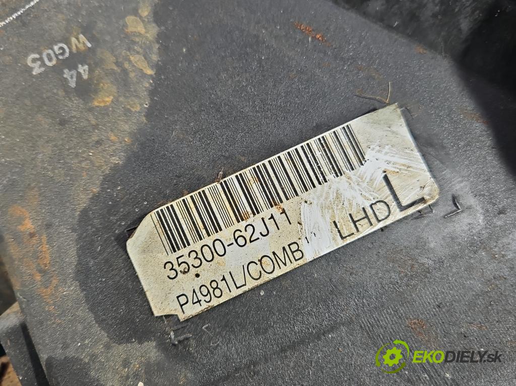 Suzuki Swift Mk6 2005-2010 1.3 16V 92 HP manual 68 kW 1328 cm3 5- Reflektor: ľavý 35300-62J11 (Kľučka dverí ostatné)