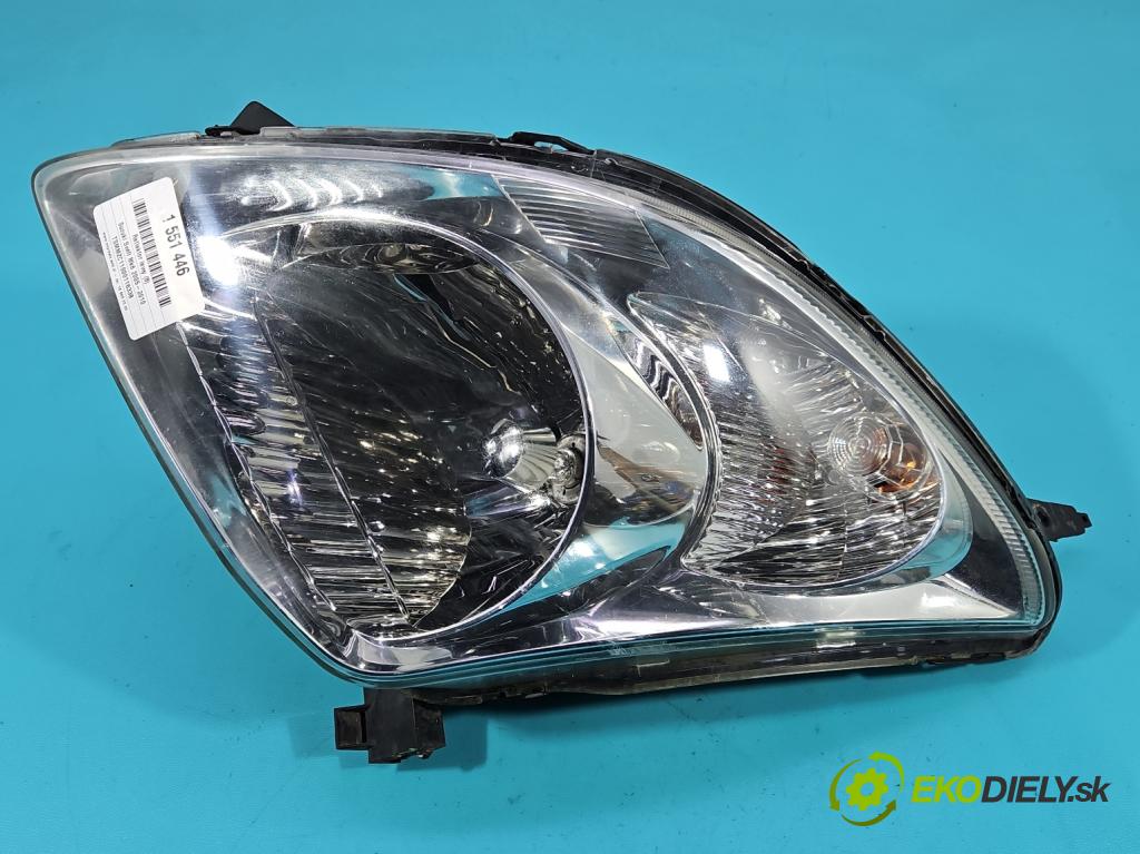 Suzuki Swift Mk6 2005-2010 1.3 16V 92 HP manual 68 kW 1328 cm3 5- Reflektor: ľavý 35300-62J11 (Kľučka dverí ostatné)