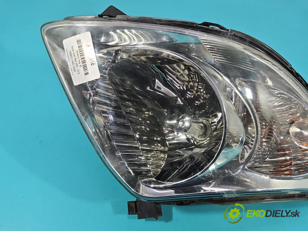Suzuki Swift Mk6 2005-2010 1.3 16V 92 HP manual 68 kW 1328 cm3 5- Reflektor: ľavý 35300-62J11 (Kľučka dverí ostatné)