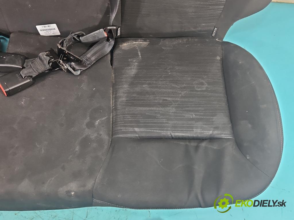 Peugeot 208 I 2012-2019 1.2 12V 82 HP manual 60 kW 1199 cm3 5- Pohovka: zadné  (Sedadlo)