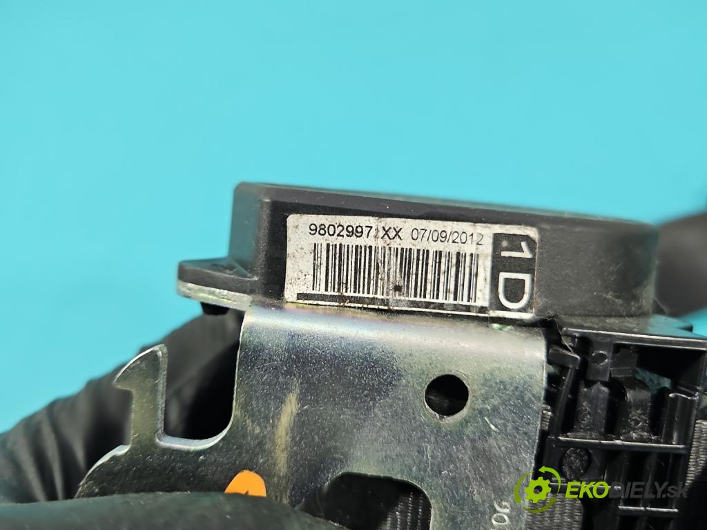 Peugeot 208 I 2012-2019 1.2 12V 82 HP manual 60 kW 1199 cm3 5- pas bezpečnosť: predné pravý 98029971XX