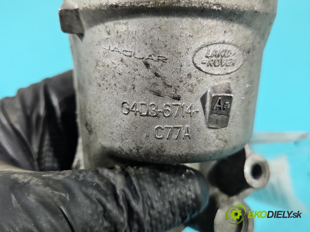 Jaguar XE X760 2015-2024 2.0d 179KM automatic 132 kW 1999 cm3 4- Základ: filtra oleja: G4D3-6714-A (Obal olejového filtra)