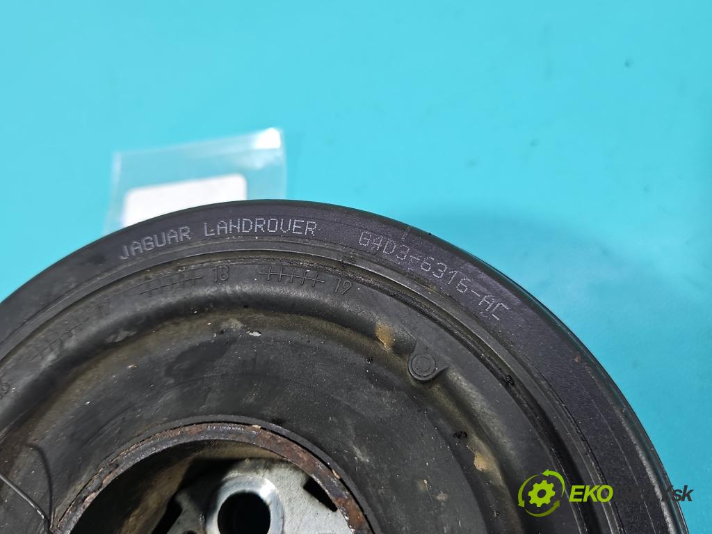 Jaguar XE X760 2015-2024 2.0d 179KM automatic 132 kW 1999 cm3 4- koleso pás: hriadele kľukovej G4D3-6316-AC