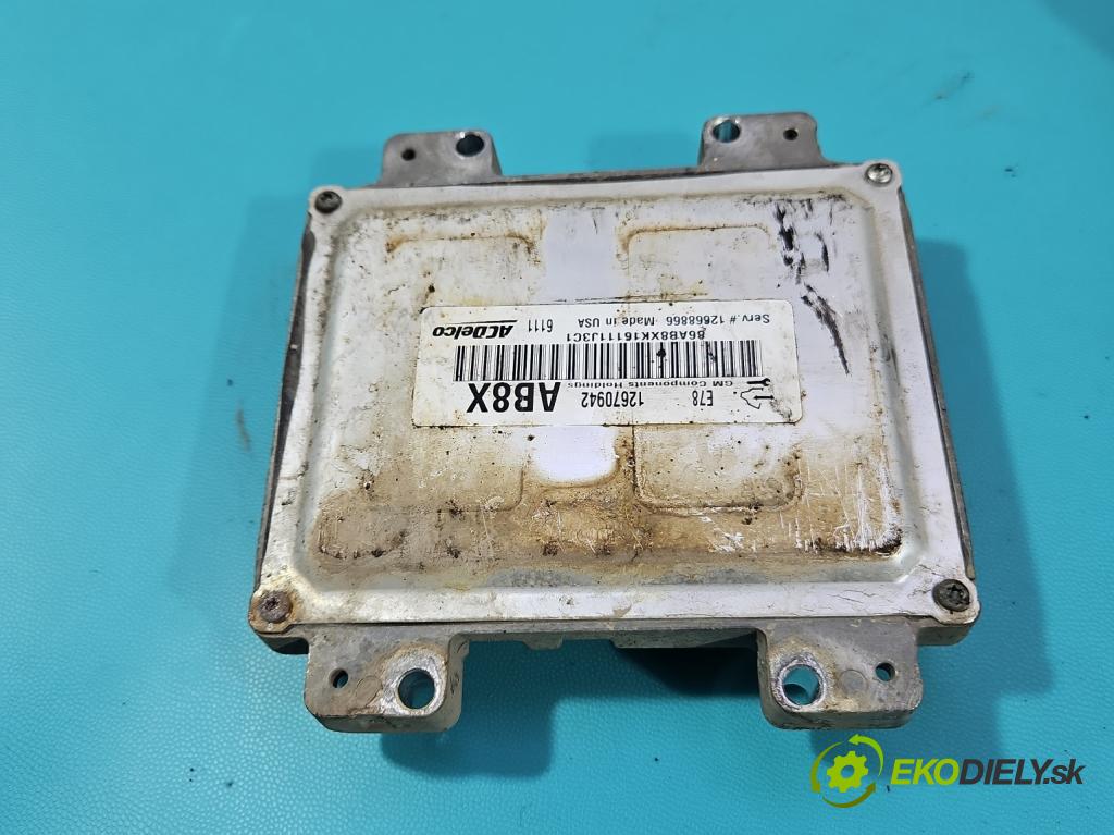Opel Corsa E 2014-2019 1.4 16V 90 HP manual 66 kW 1398 cm3 5- riadiaca jednotka motora 12670942