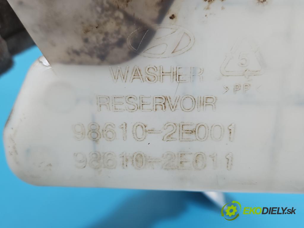 Hyundai Tucson I 2004-2009 2.0 crdi 136hp manual 100 kW 1991 cm3 5- nádržka tekutina: ostřikovačů 98610-2E001