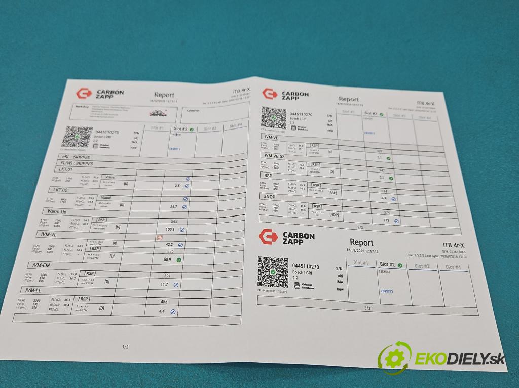 Opel Antara 2006-2015 2.0 cdti 150 hp automatic 110 kW 1991 cm3 5- vstřikovač 0445110270 (Vstřikovač paliva)