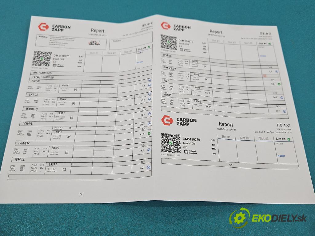 Opel Antara 2006-2015 2.0 cdti 150 hp automatic 110 kW 1991 cm3 5- vstřikovač 0445110270 (Vstřikovač paliva)