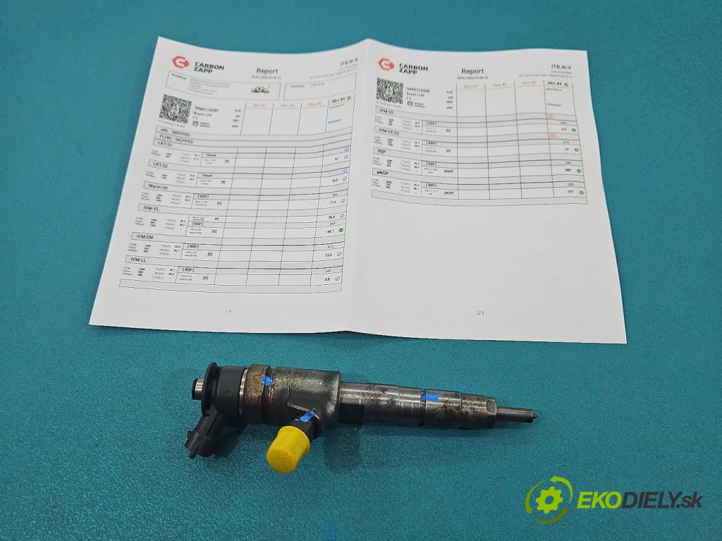 Peugeot 207 1.6 hdi 92 HP manual 68 kW 1560 cm3 5- vstrek 0445110340 (Vstrekovač paliva)