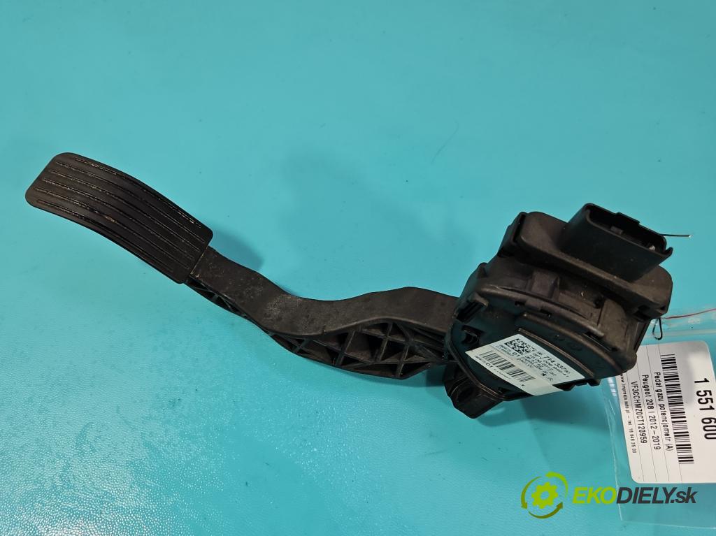 Peugeot 208 I 2012-2019 1.2 12V 82 HP manual 60 kW 1199 cm3 5- pedal plyn potenciometr: 9671433780