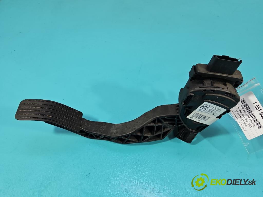 Peugeot 208 I 2012-2019 1.2 12V 82 HP manual 60 kW 1199 cm3 5- pedal plyn potenciometr: 9671433780
