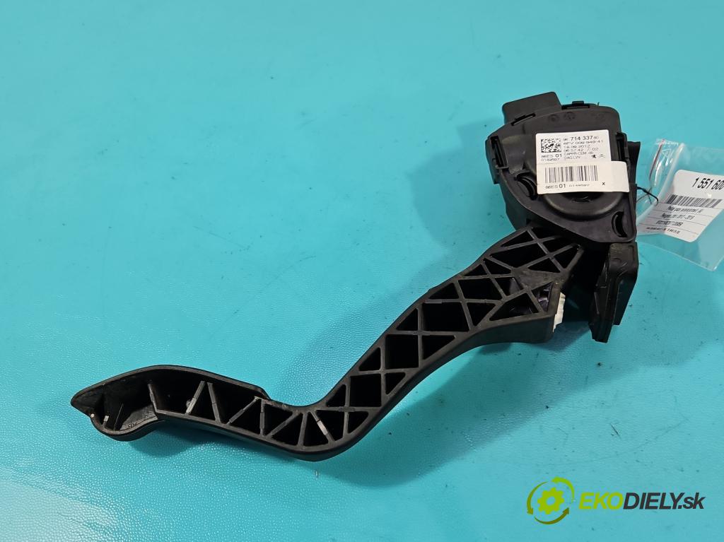 Peugeot 208 I 2012-2019 1.2 12V 82 HP manual 60 kW 1199 cm3 5- pedal plyn potenciometr: 9671433780