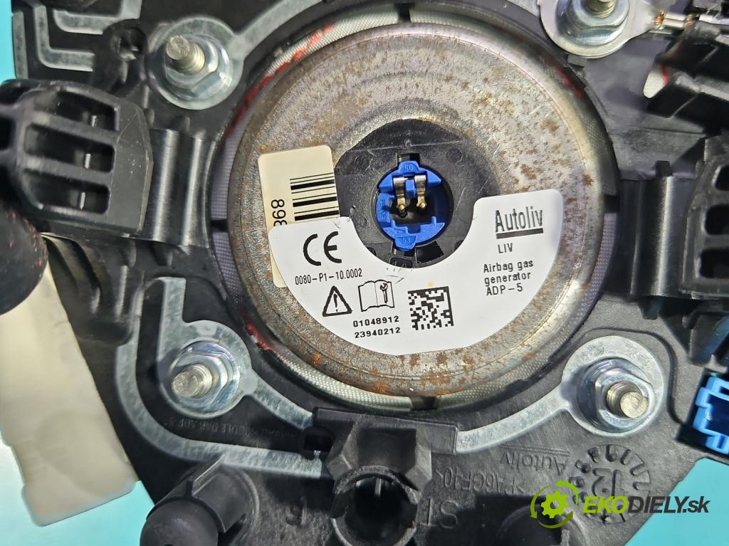 Peugeot 208 I 2012-2019 1.2 12V 82 HP manual 60 kW 1199 cm3 5- airbag vzduch: Řidiči: 96728484ZD (Airbag)