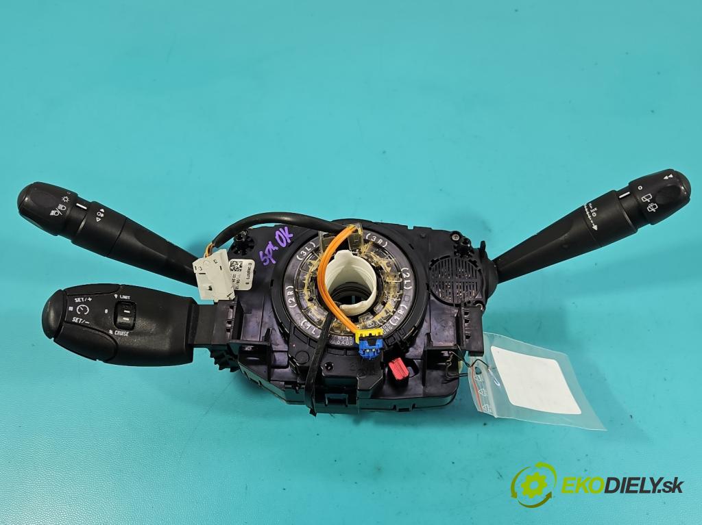 Peugeot 208 I 2012-2019 1.2 12V 82 HP manual 60 kW 1199 cm3 5- prepínač komplex: 98030394ZD (Prepínacie páčky pod volantom)