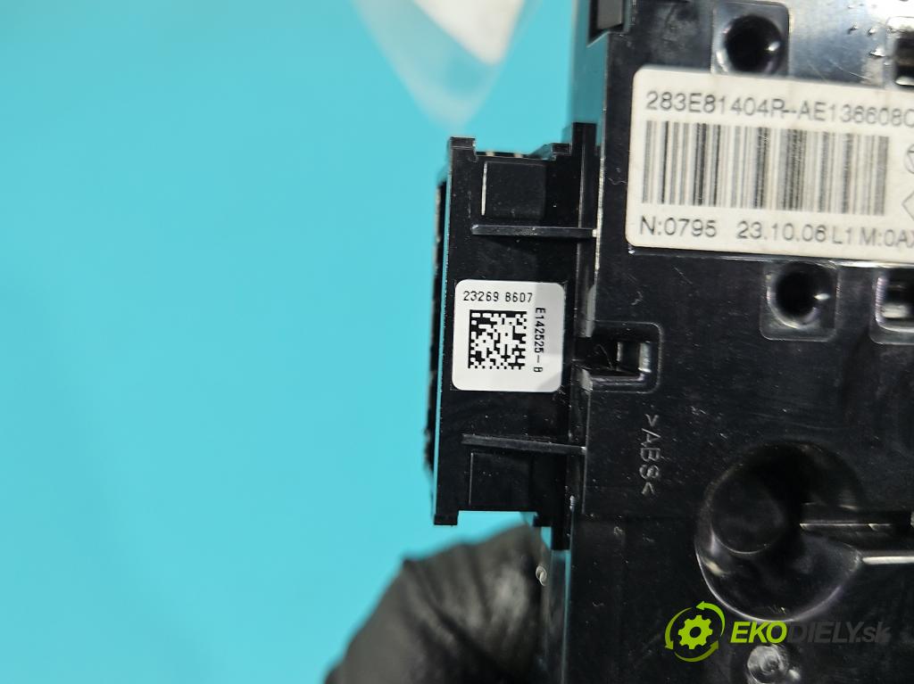 Renault Trafic III 2014 - 2.0 dci 150 hp manual 110 kW 1997 cm3 5- Přepínač světel nouzový: 283E81404R