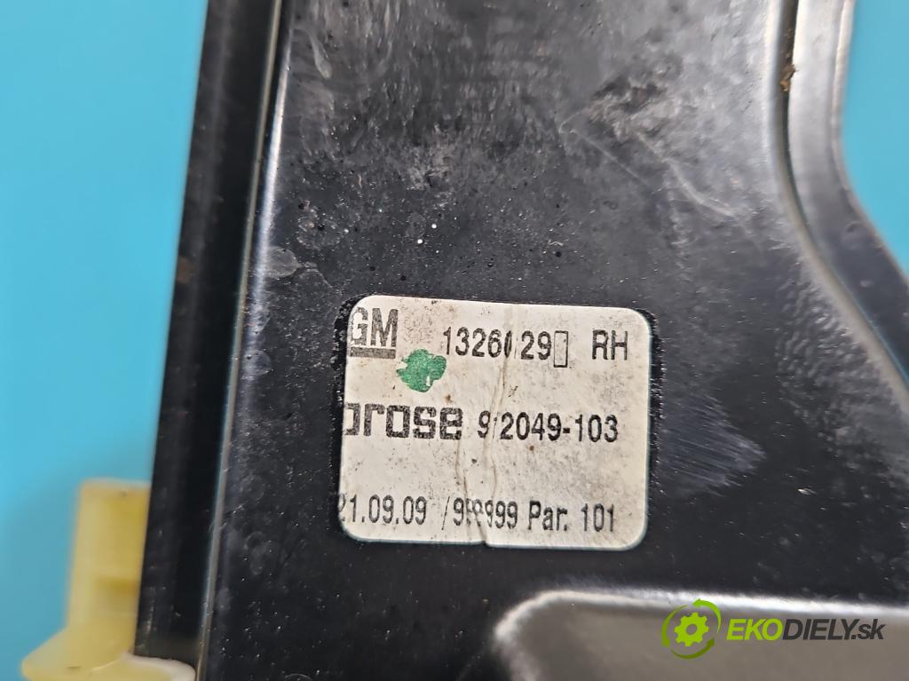 Opel Astra IV 2009-2015 1.6 16V 116 HP manual 85 kW 1598 cm3 5- mechanizmus okna predné pravý