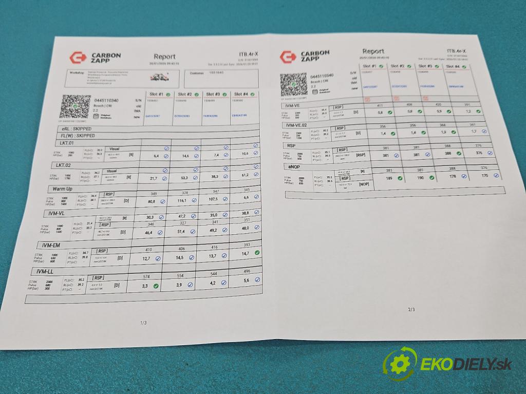 Citroen C-Elysee II 2012- 1.6 hdi 92 HP manual 68 kW 1560 cm3 4- vstrek komplet 0445110340