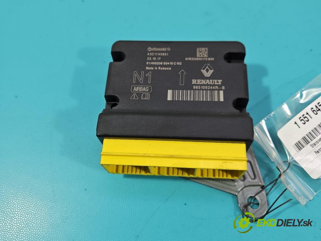 Renault Trafic III 2014 - 2.0 dci 150 HP manual 110 kW 1997 cm3 5- riadiaca jednotka vankúše: 985109244R
