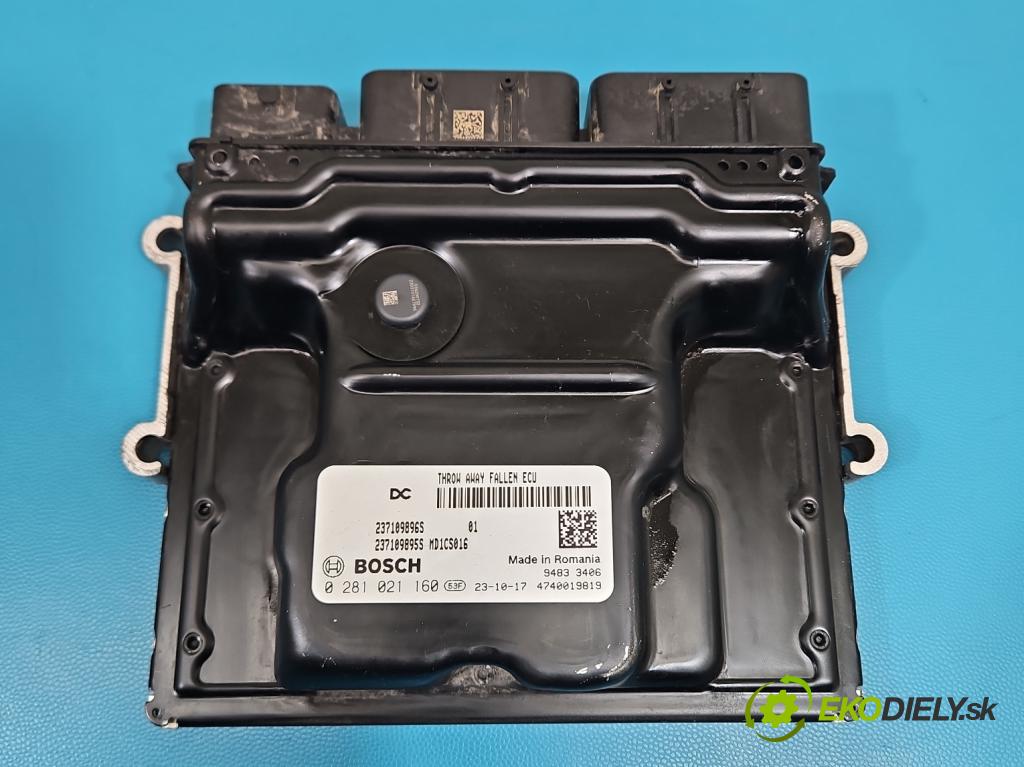 Renault Trafic III 2014 - 2.0 dci 150 HP manual 110 kW 1997 cm3 5- riadiaca jednotka motora 0281021160