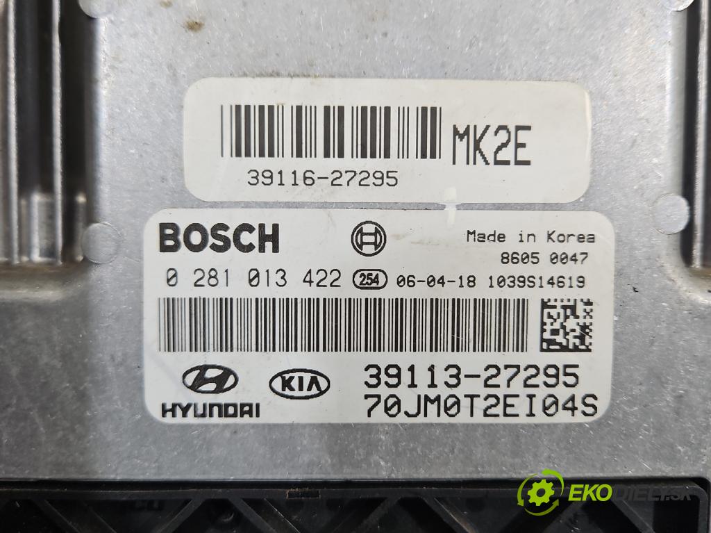 Hyundai Tucson I 2004-2009 2.0 crdi 136 HP manual 100 kW 1991 cm3 5- riadiaca jednotka motora 0281013422