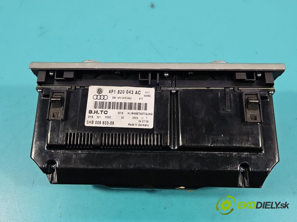 Audi A6 C6 2004-2011 3.0 tdi 232KM automatic 171 kW 2967 cm3 5- palubní deska panel topení 4F1820043AC