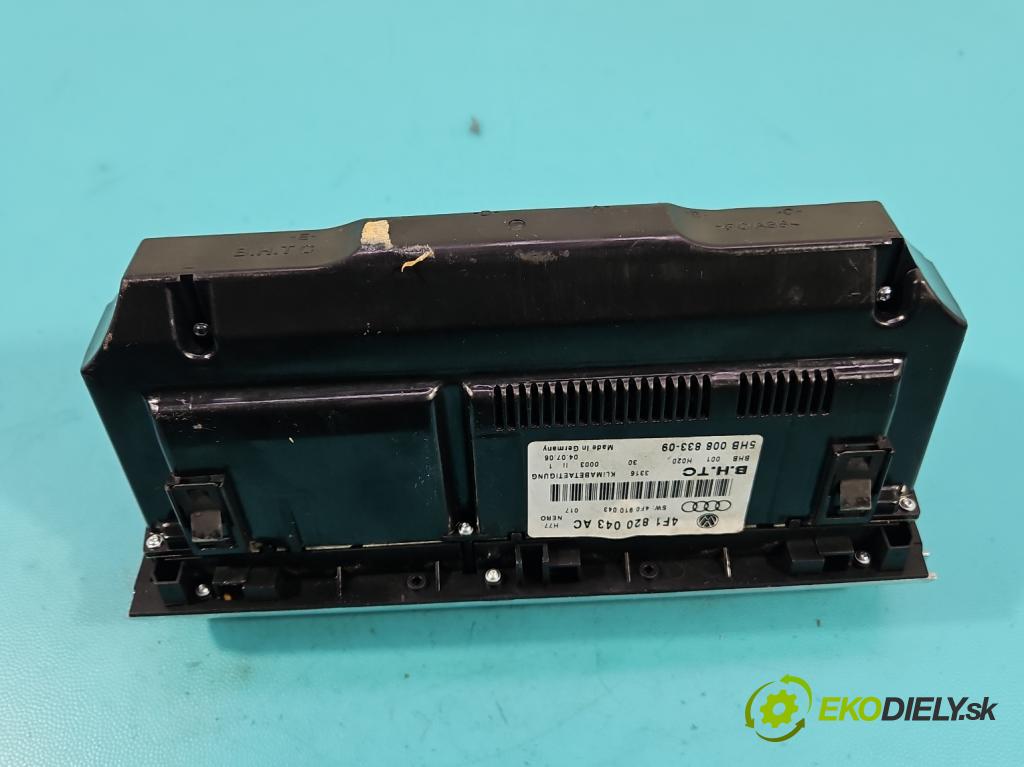 Audi A6 C6 2004-2011 3.0 tdi 232KM automatic 171 kW 2967 cm3 5- palubní deska panel topení 4F1820043AC