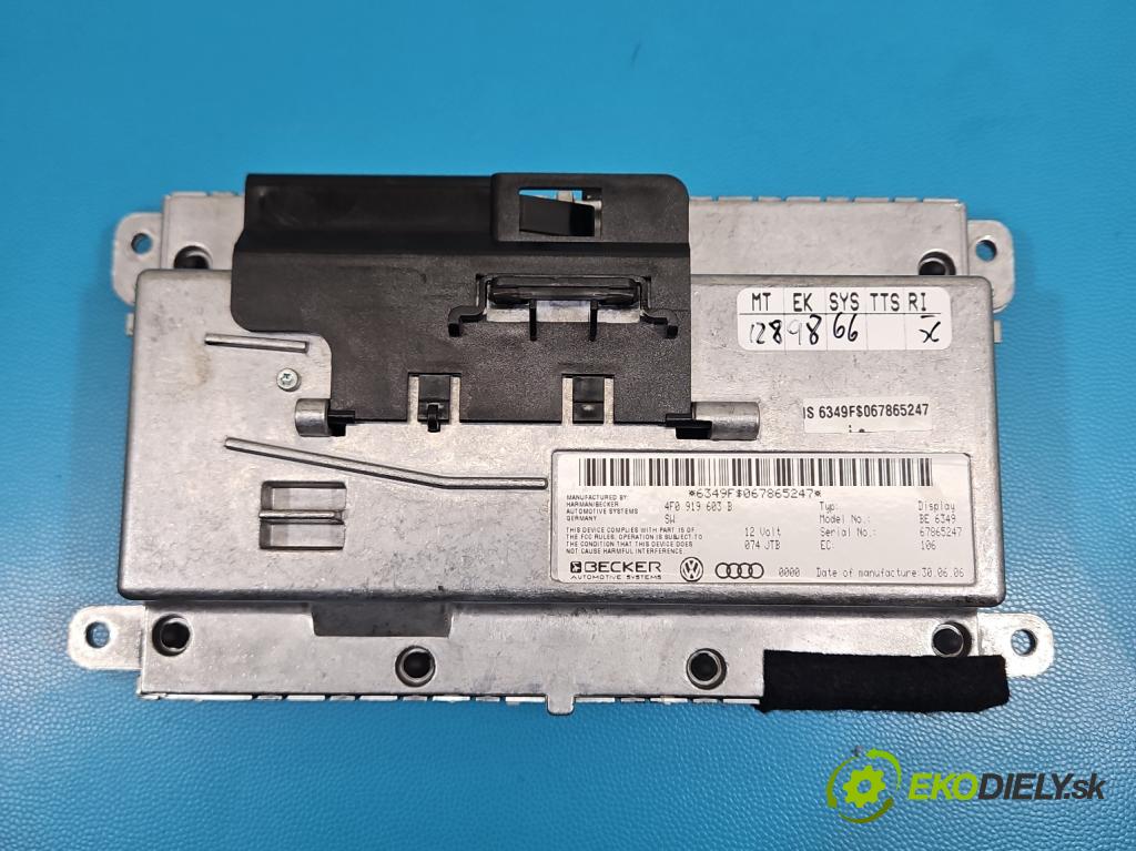 Audi A6 C6 2004-2011 3.0 tdi 232KM automatic 171 kW 2967 cm3 5- Zobrazit: 4F0919603B (Prístrojová doska)