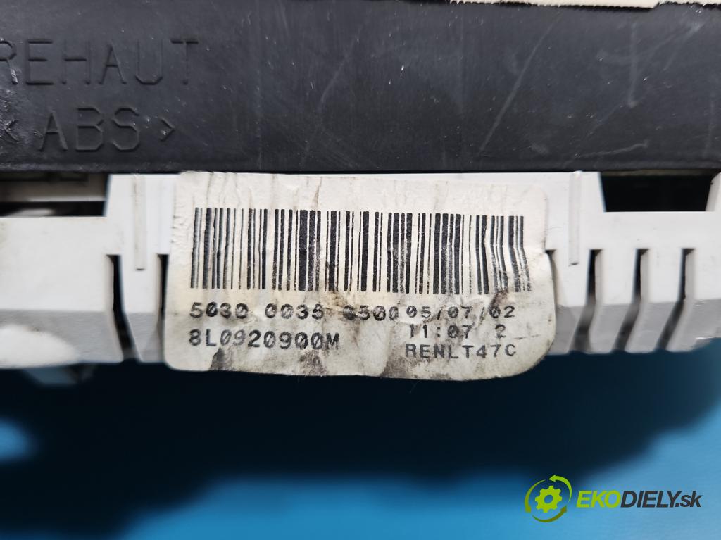 Audi A3 8L 1996-2003 1.9 tdi 131 HP manual 96 kW 1896 cm3 3- prístrojovka/ budíky 8L0920900M (Prístrojová doska)