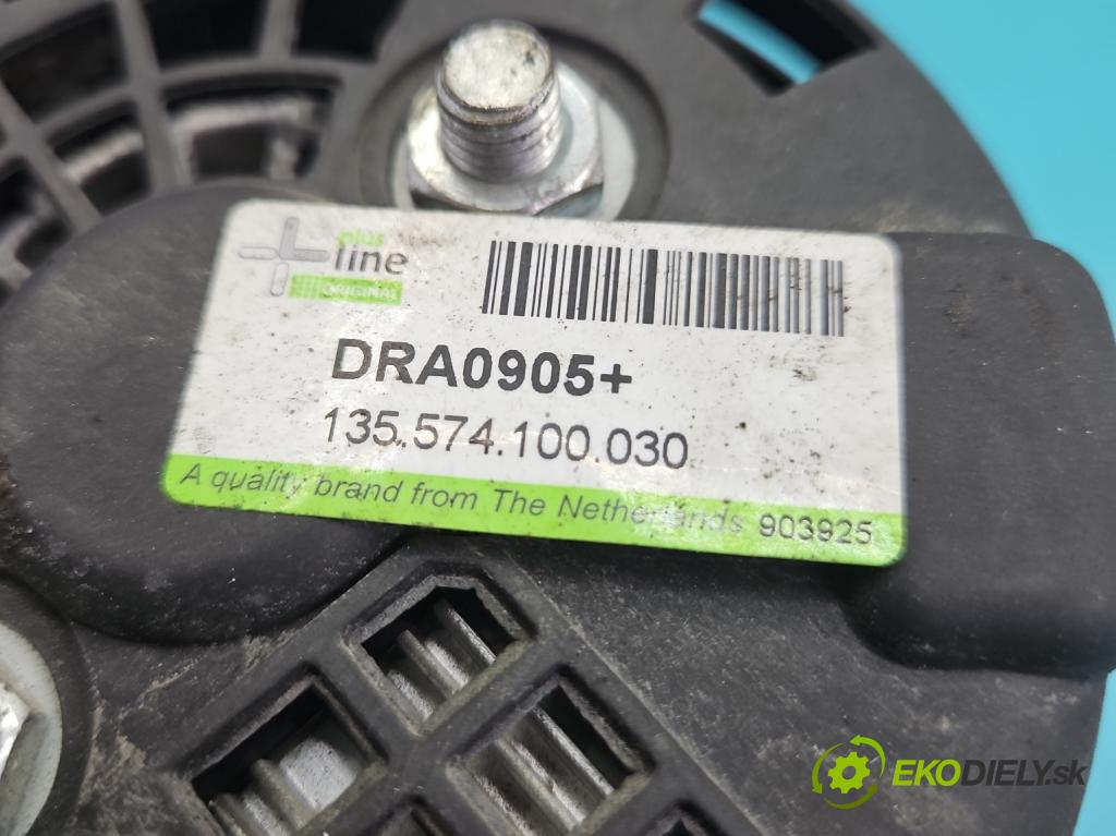 Opel Astra IV 2009-2015 1.6 16V 116 HP manual 85 kW 1598 cm3 5- Alternator (Alternátor)