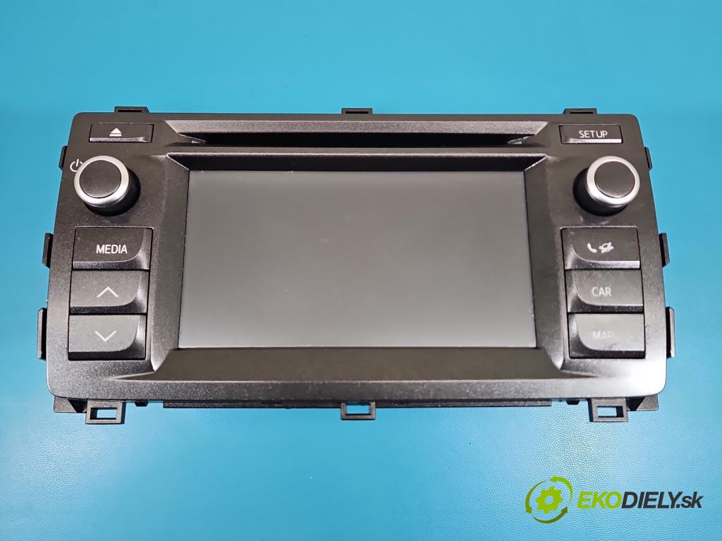 Toyota Auris II 2012-2018 1.8 hybrid 99 HP automatic 73 kW 1798 cm3 5- Radio originál 86140-02280