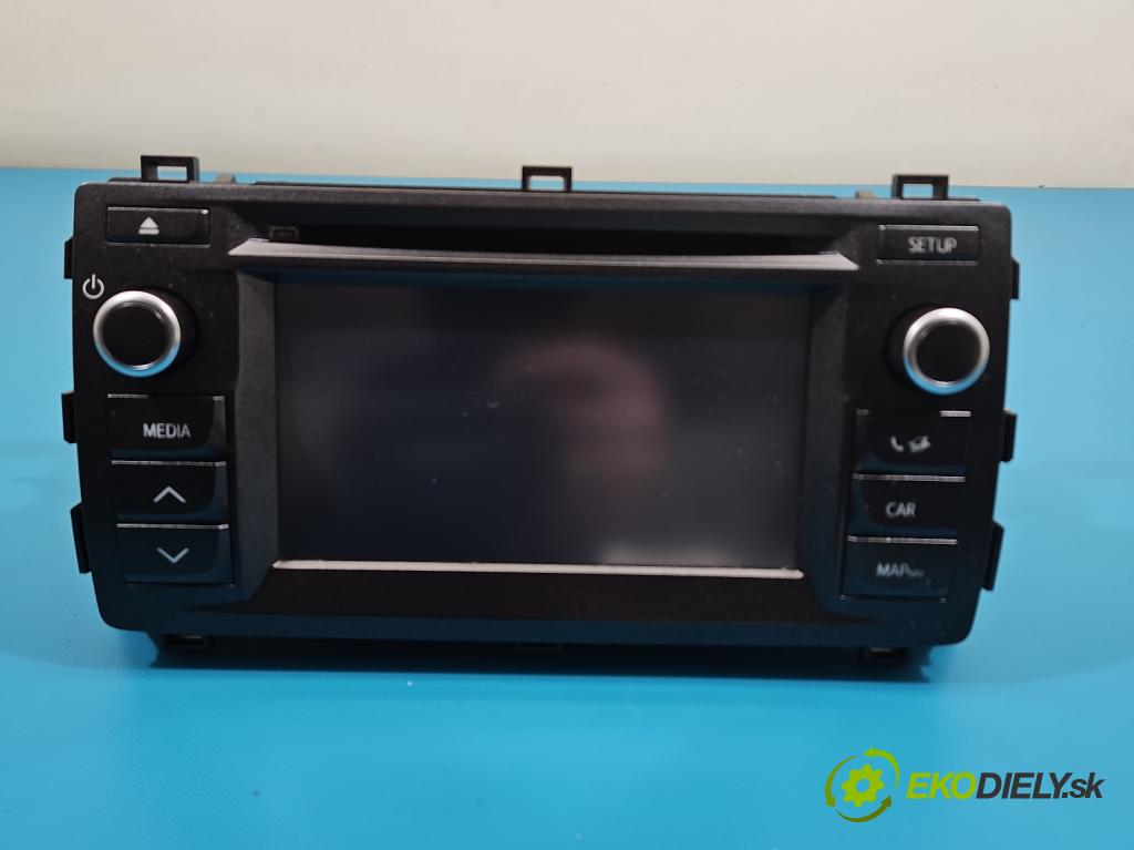 Toyota Auris II 2012-2018 1.8 hybrid 99 HP automatic 73 kW 1798 cm3 5- Radio originál 86140-02280