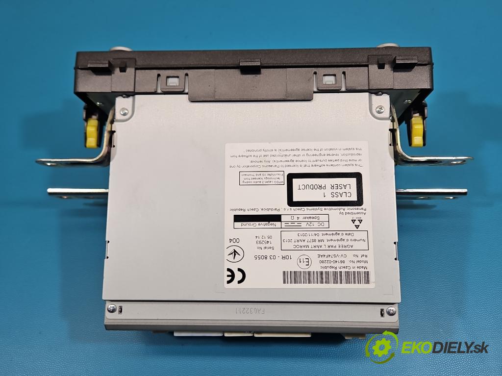 Toyota Auris II 2012-2018 1.8 hybrid 99 HP automatic 73 kW 1798 cm3 5- Radio originál 86140-02280