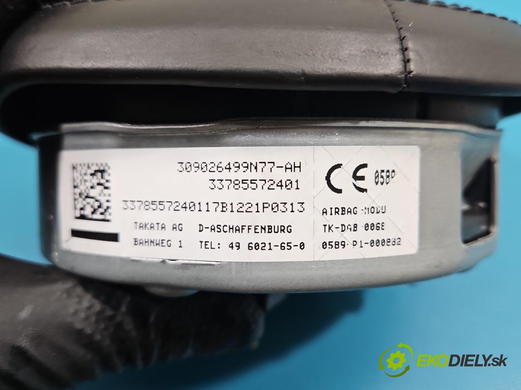 Bmw 5 G30 2017-2024 2.0d 190 hp automatic 140 kW 1995 cm3 4- Polštář: vzduch: Řidič: 33785572401 (Airbag)