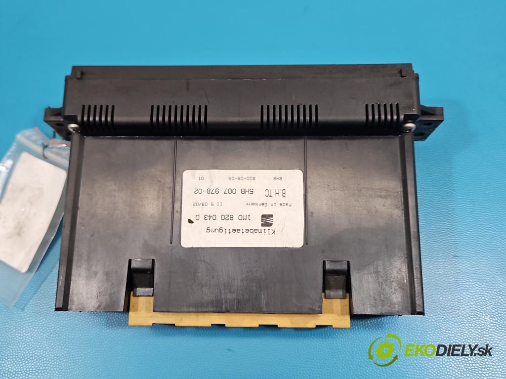 Seat Toledo II 1998-2004 1.9 tdi 110 HP manual 81 kW 1896 cm3 4- panel kúrenia 1M0820043D