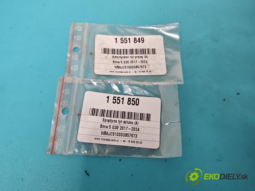 Bmw 5 G30 2017-2024 2.0d 190 hp automatic 140 kW 1995 cm3 4- tlumič zadní pravý 686661508 (Tlumič zadní pravý)