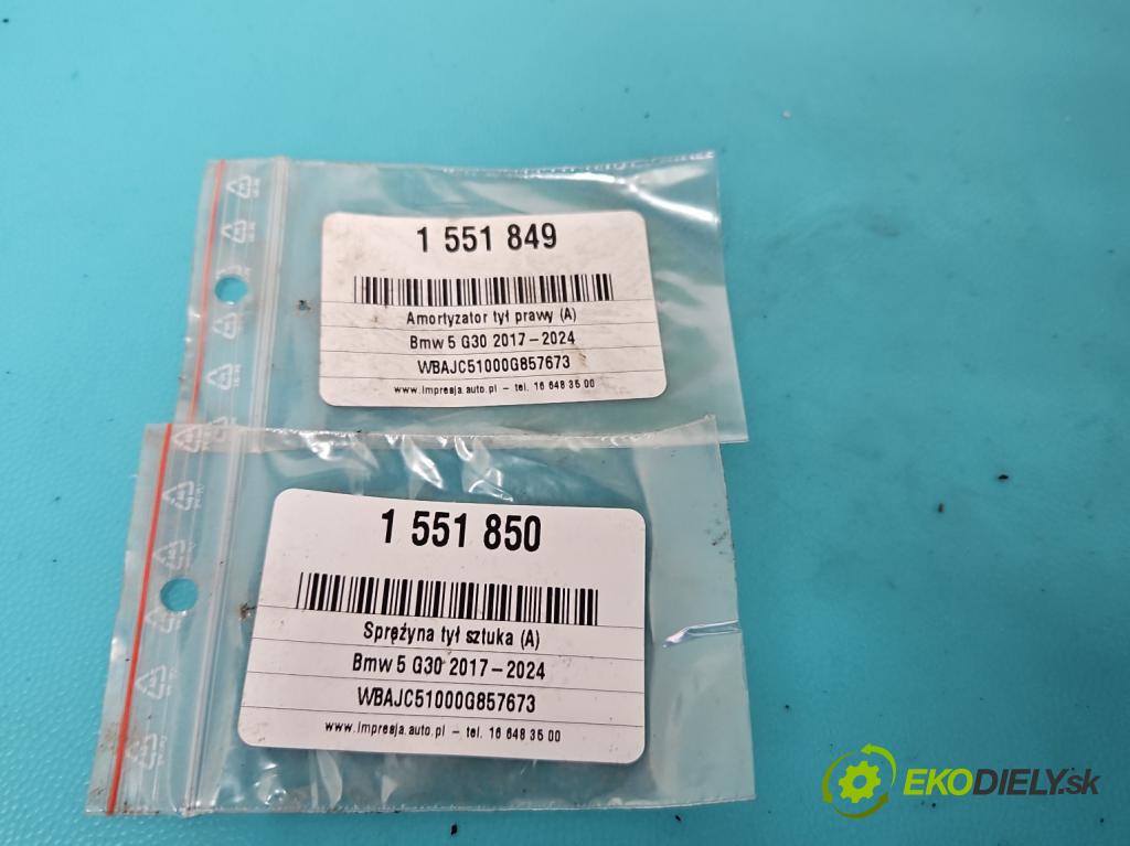 Bmw 5 G30 2017-2024 2.0d 190 hp automatic 140 kW 1995 cm3 4- pružina zadní