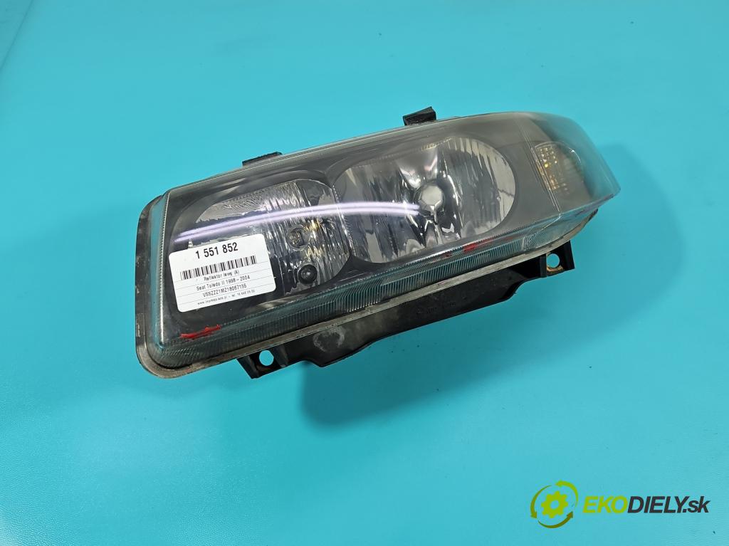 Seat Toledo II 1998-2004 1.9 tdi 110 HP manual 81 kW 1896 cm3 4- Reflektor: ľavý 1M1941001D (Kľučka dverí ostatné)