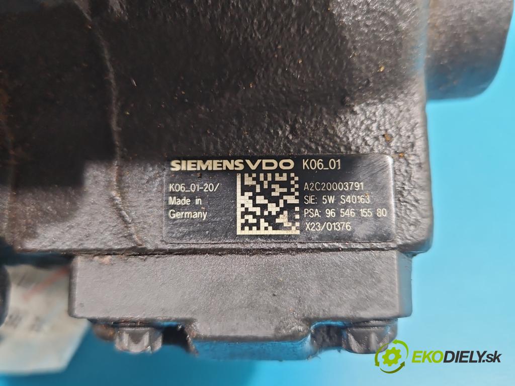 Volvo S40 II 2004-2012 2.0d 136 HP manual 100 kW 1997 cm3 4- čerpadlo vstrekovacia 9654615580 (Vstrekovacie čerpadlo)