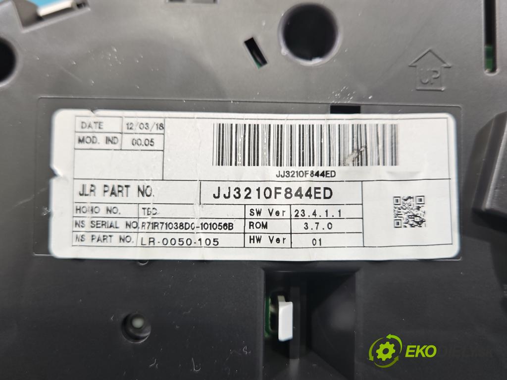 Land rover Range Rover Evoque I 2011-2018 2.0 td 150 hp automatic 110 kW 1999 cm3 5- Přístrojová deska JJ3210F844ED (Přístrojová deska)