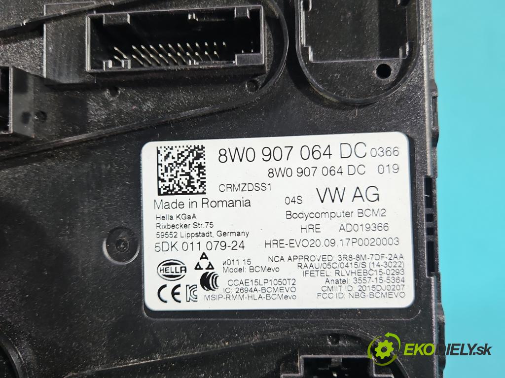 Audi A4 B9 2015-2024 2.0 TFSI 252KM automatic 185 kW 1984 cm3 4- riadiaca jednotka komfortu 8W0907064DC