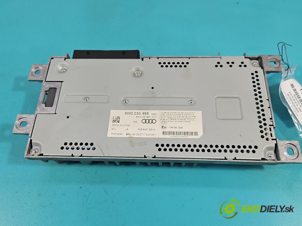 Audi A4 B9 2015-2024 2.0 TFSI 252KM automatic 185 kW 1984 cm3 4- Zesilovač: 8W0035465 (Zosilňovač)