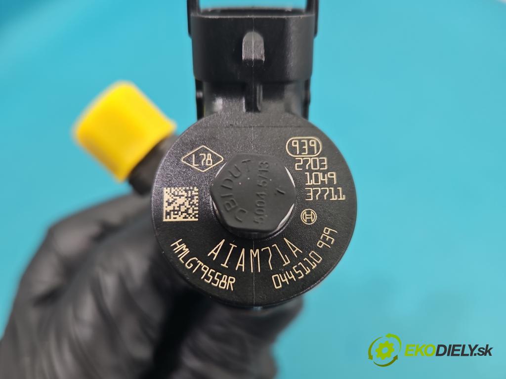 Renault Trafic III 2014 - 2.0 dci 150 hp manual 110 kW 1997 cm3 5- vstřikovač 0445110939 (Vstřikovač paliva)