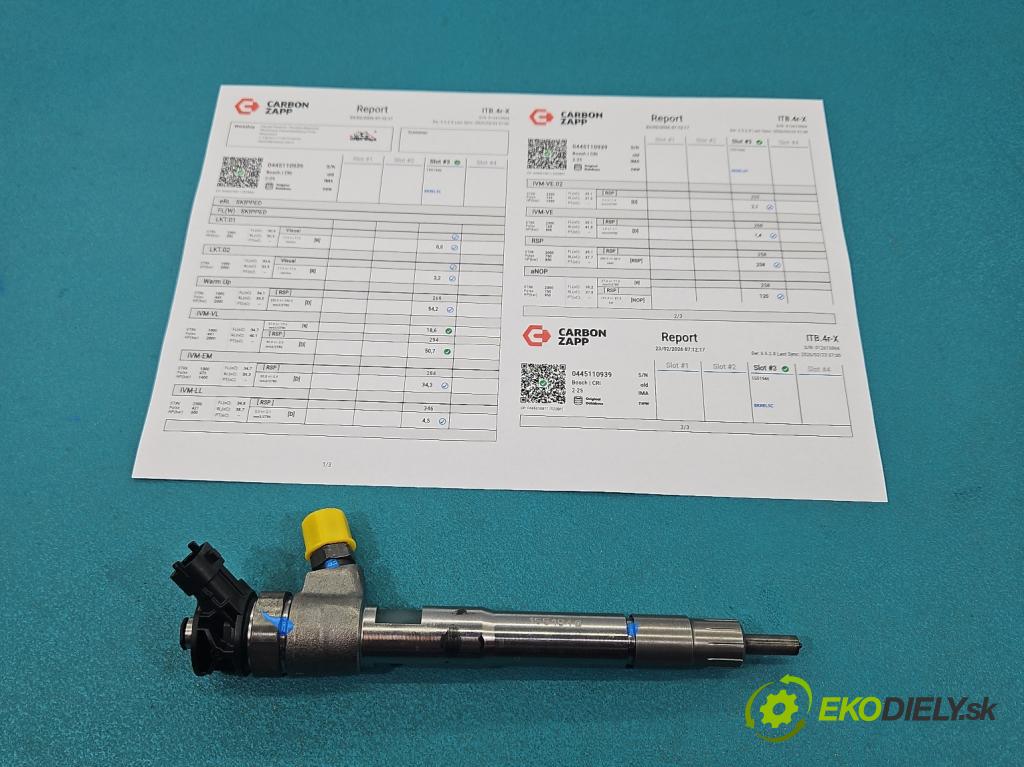 Renault Trafic III 2014 - 2.0 dci 150 HP manual 110 kW 1997 cm3 5- vstrek 0445110939 (Vstrekovač paliva)