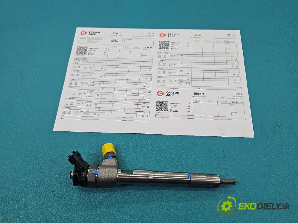 Renault Trafic III 2014 - 2.0 dci 150 HP manual 110 kW 1997 cm3 5- vstrek 0445110939 (Vstrekovač paliva)