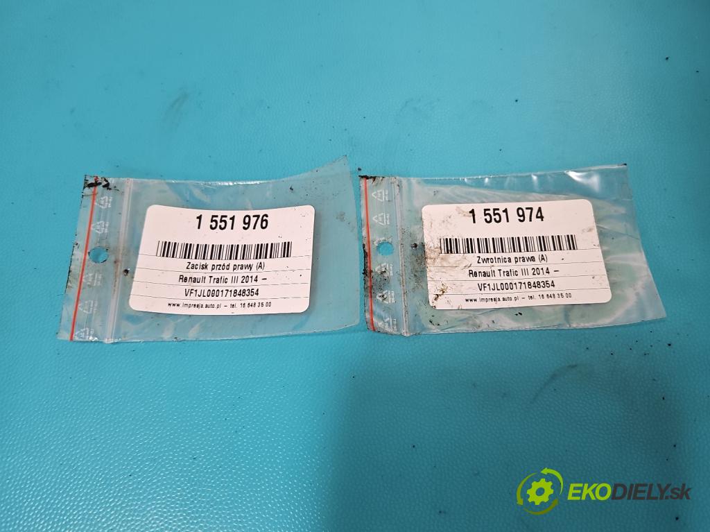 Renault Trafic III 2014 - 2.0 dci 150 hp manual 110 kW 1997 cm3 5- náboj pravé  (Náboj kola)