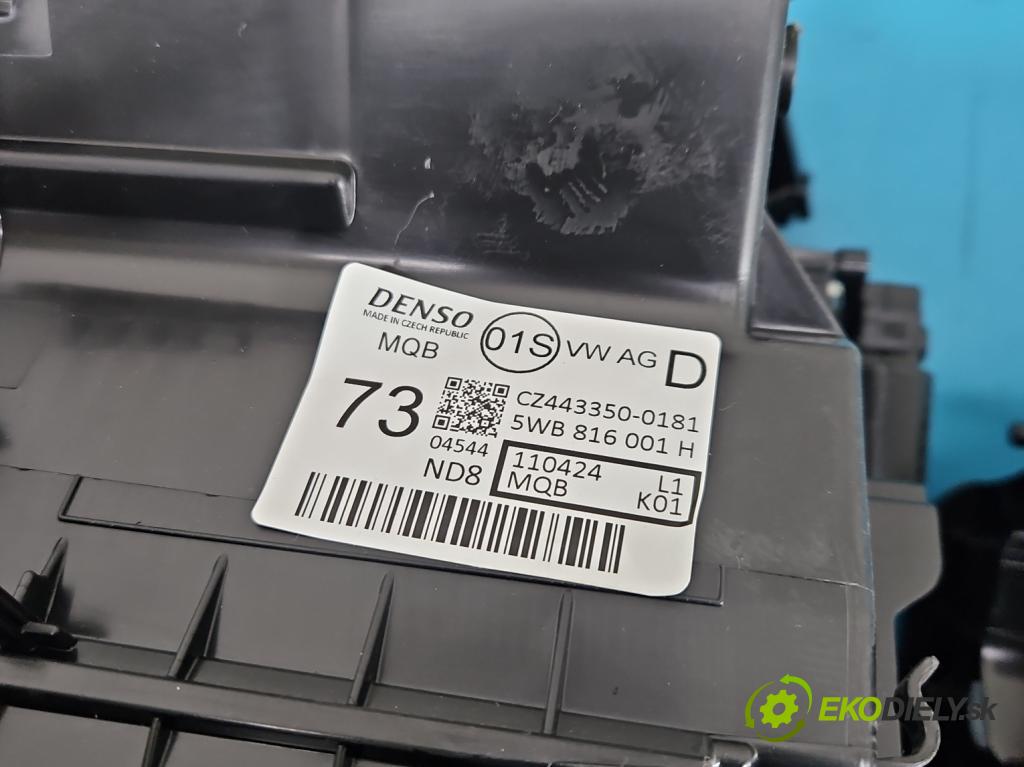 Skoda Superb III 2015-2024 2.0 tdi 150 hp automatic 110 kW 1968 cm3 5- radiátor 5WB816001H (Radiátor topení)