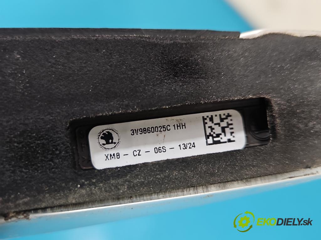 Skoda Superb III 2015-2024 2.0 tdi 150 HP automatic 110 kW 1968 cm3 5- zábradlí: 3V9860025C